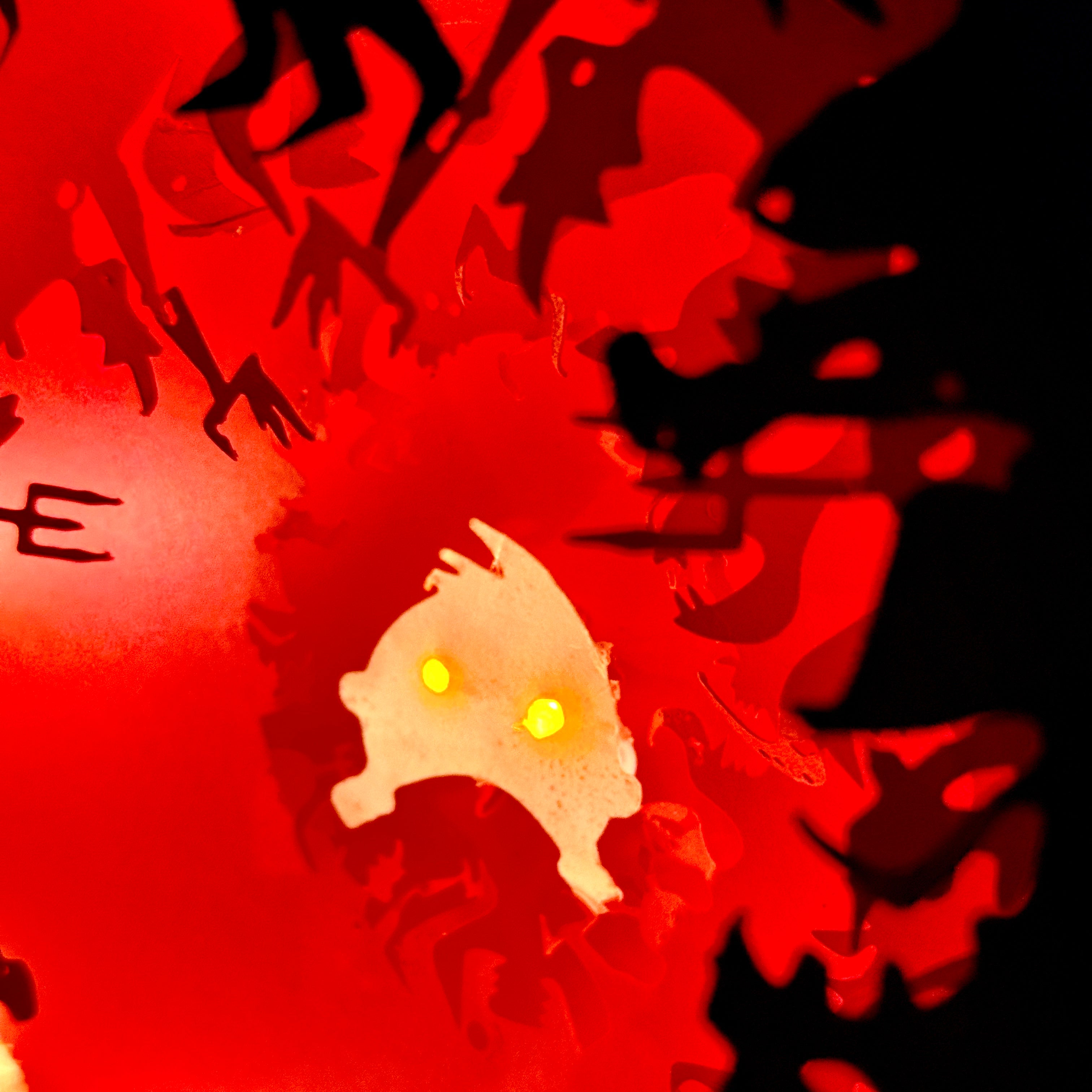 Nightmare Fuel Shadowbox Installation