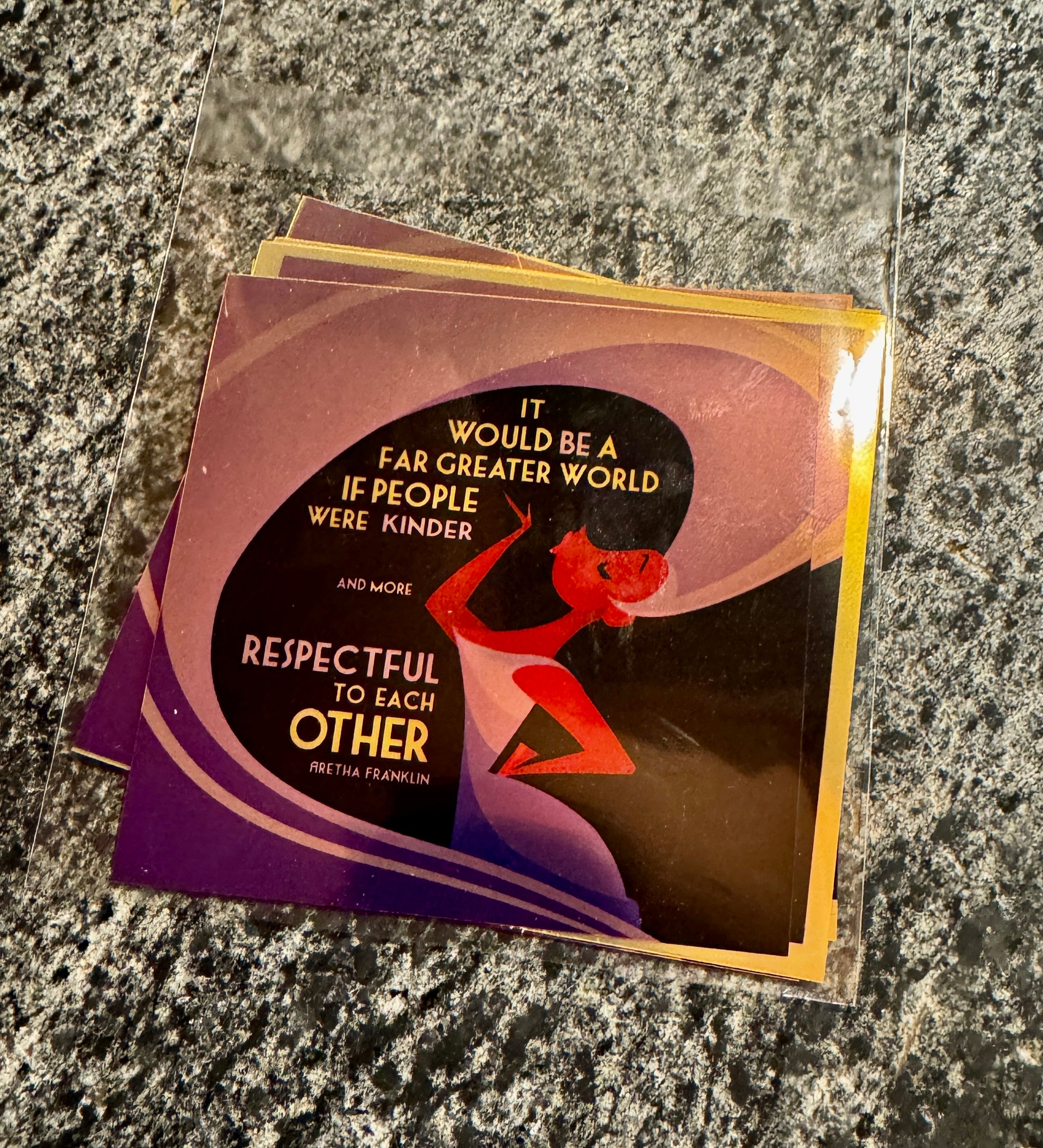 Aretha Sticker