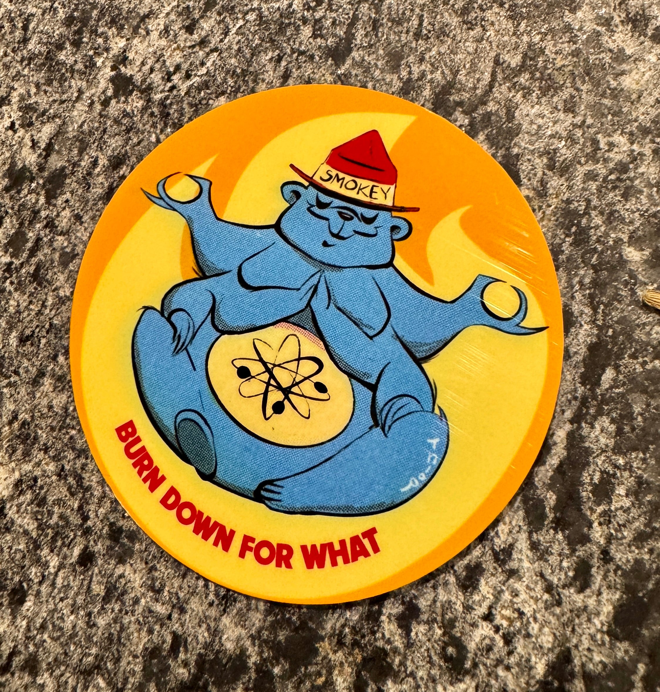 Burn down for what sticker