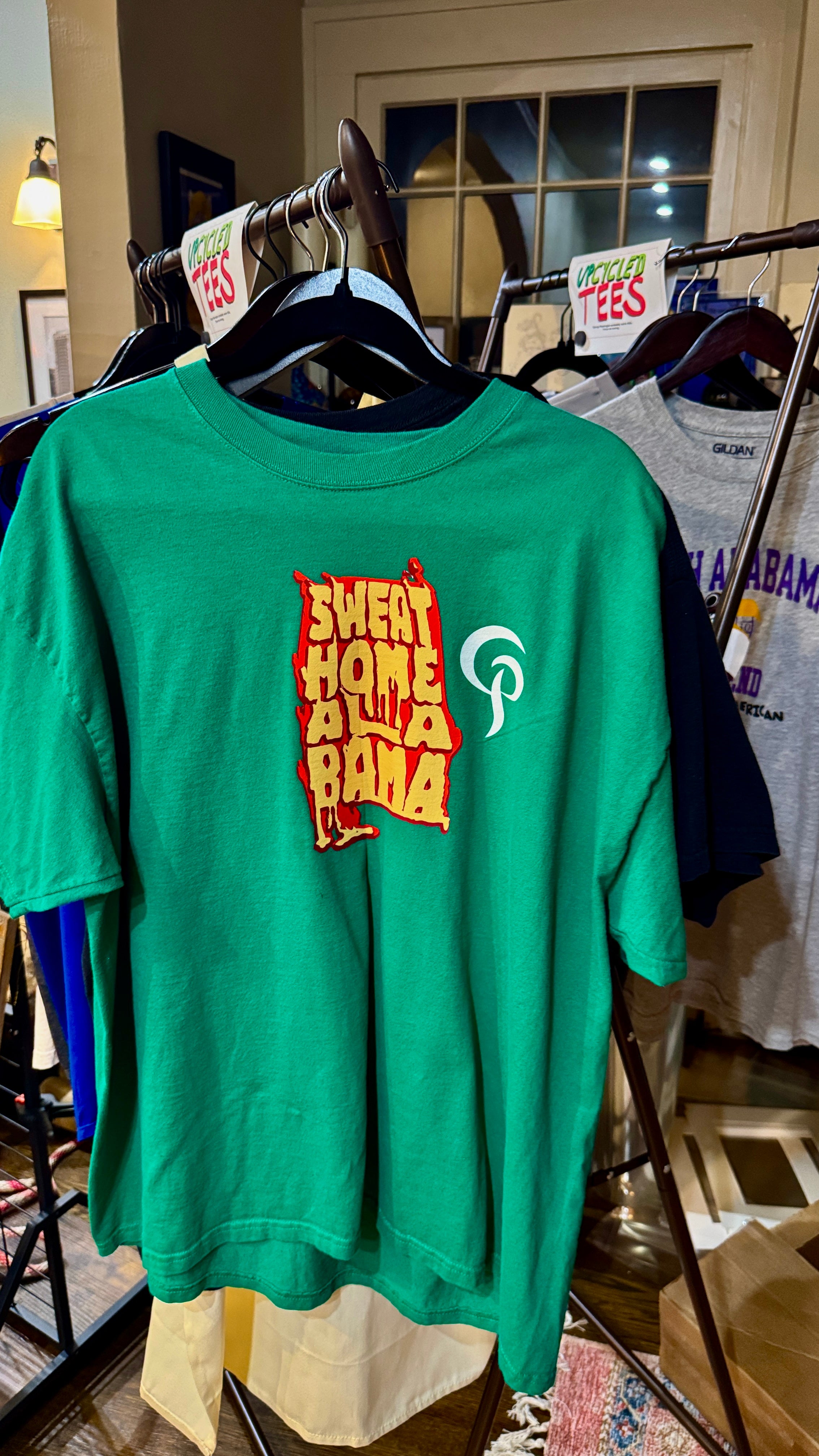 Upcycled Tee - Sweat Home Alabama
