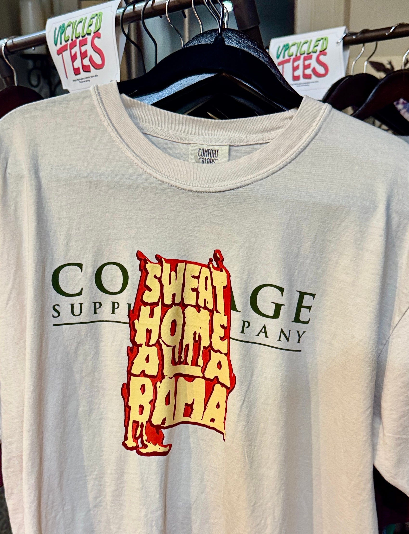 Upcycled Tee - Sweat Home Alabama